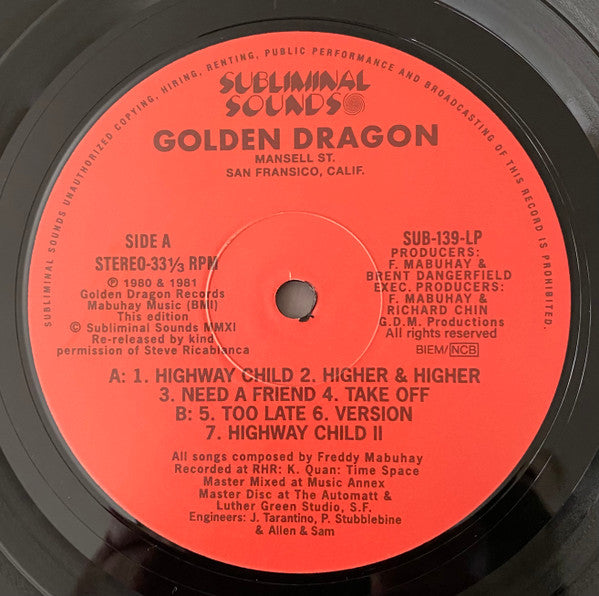 Golden Dragon (DELUXE) (Vinyl) - Apocalypse Vinyl