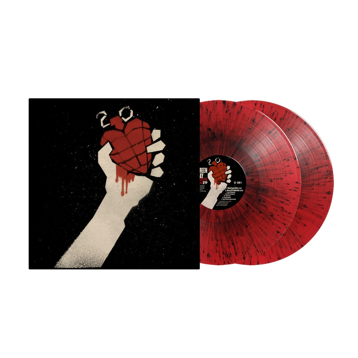 American Idiot: 20th Anniversary Edition (Red & Black Splatter Colored Vinyl) (2 Lp) (Vinyl) - Apocalypse Vinyl