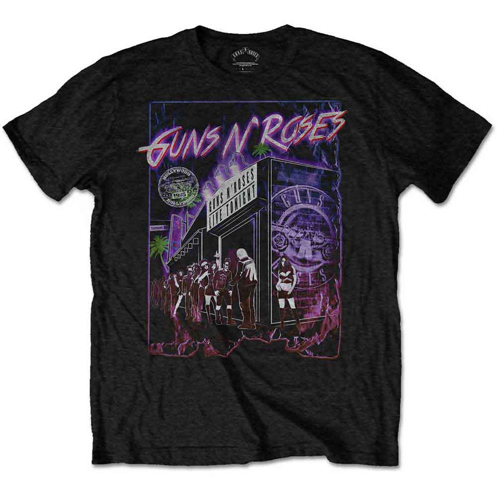 Camiseta de Guns N' Roses Sunset Boulevard