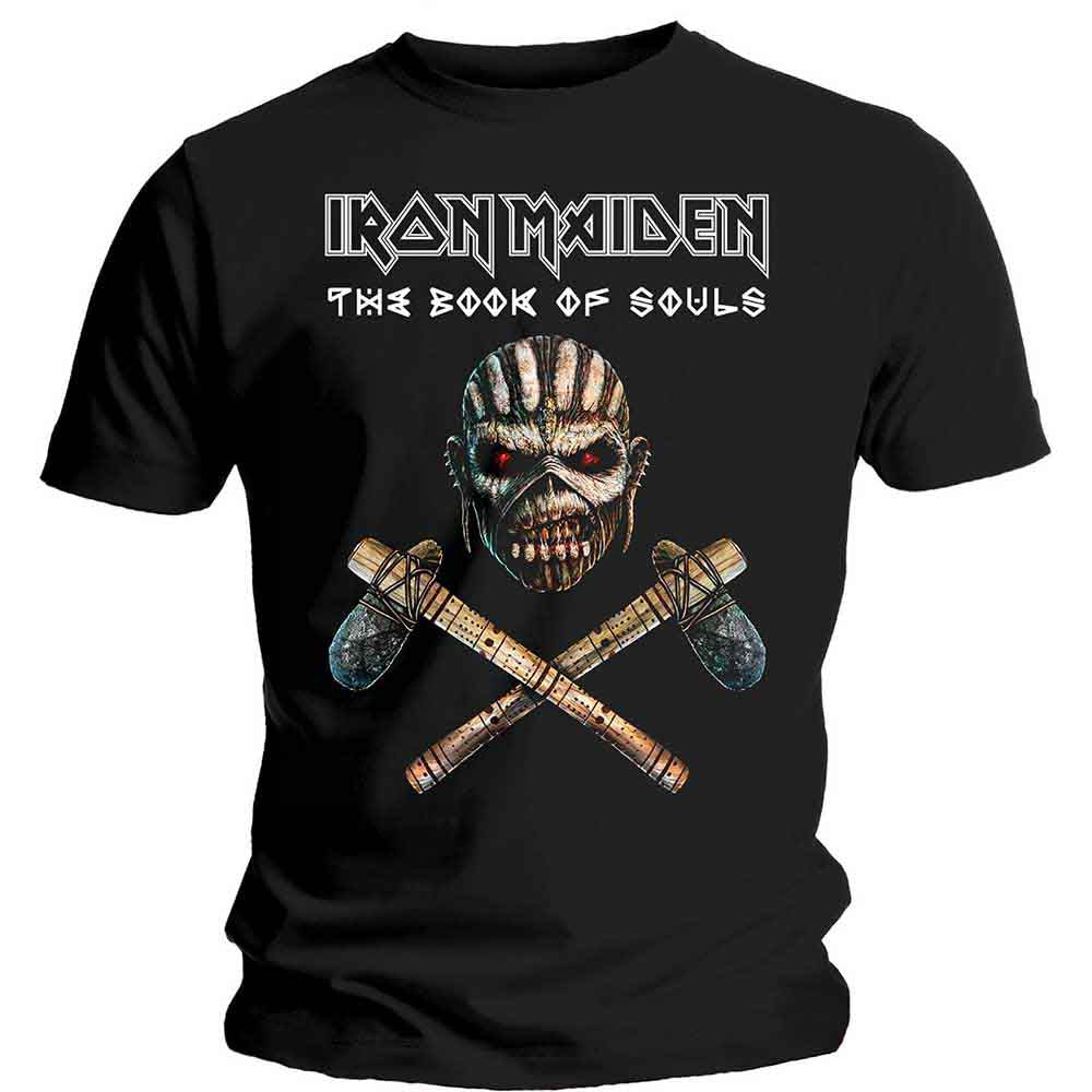 Camiseta con el hacha de Iron Maiden en color