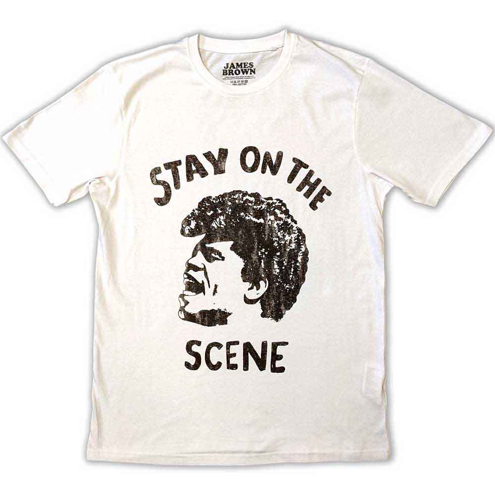 Camiseta de James Brown: "Sigue en escena"