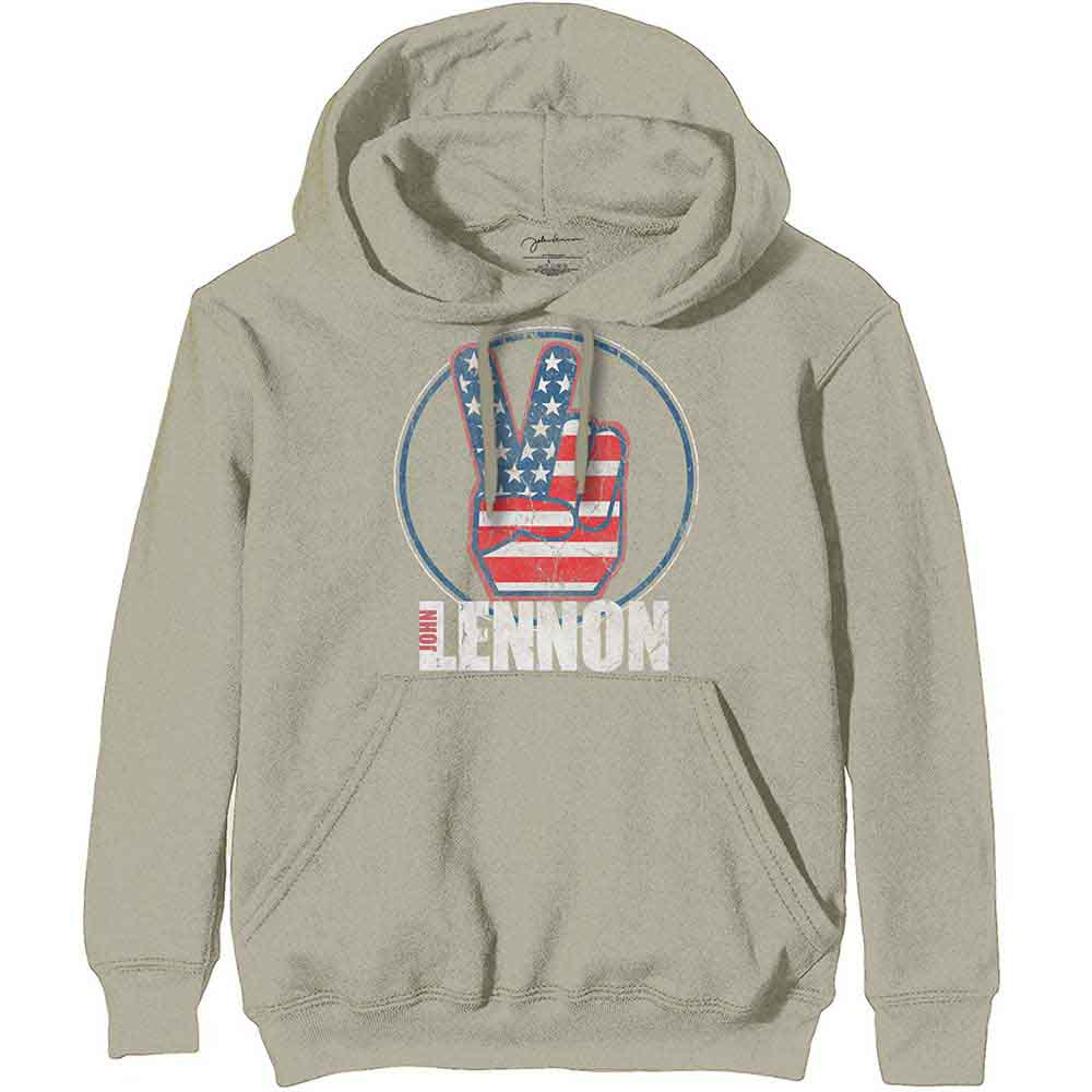 Peace Fingers US Flag (Sweatshirt)