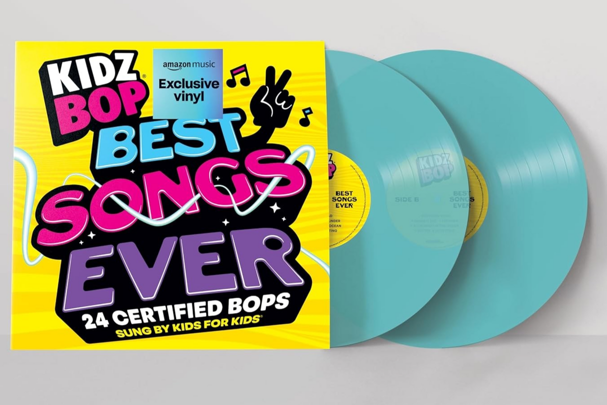 Kidz Bop: Best Songs Ever (Limited Edition, Amazon Exclusive, Translucent Blue Colored Vinyl) (2 Lp's) (Vinyl)