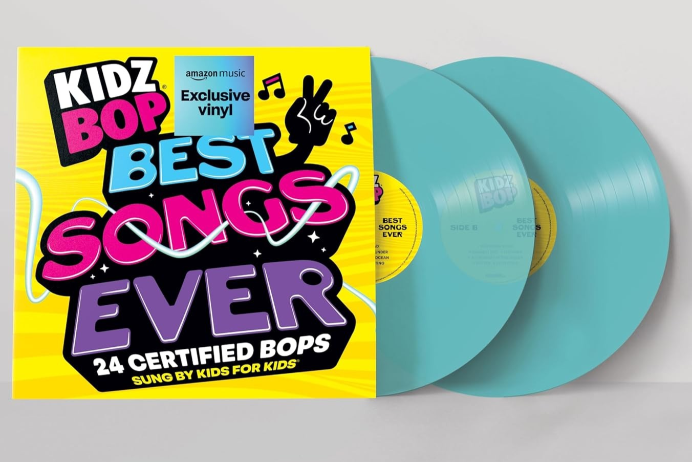 Kidz Bop: Best Songs Ever (Limited Edition, Amazon Exclusive, Translucent Blue Colored Vinyl) (2 Lp's) (Vinyl)
