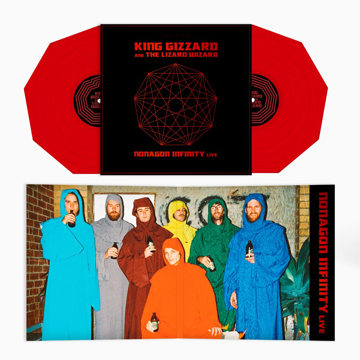 Nonagon Infinity Live (Indie Exclusive, Red Colored Vinyl, Limited Edition) (2 Lp's) (Vinyl)