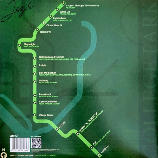 College Park (Limited Edition, "Varsity" Green & Black Splatter, Artist Signed) (2 Lp's) (Vinyl)