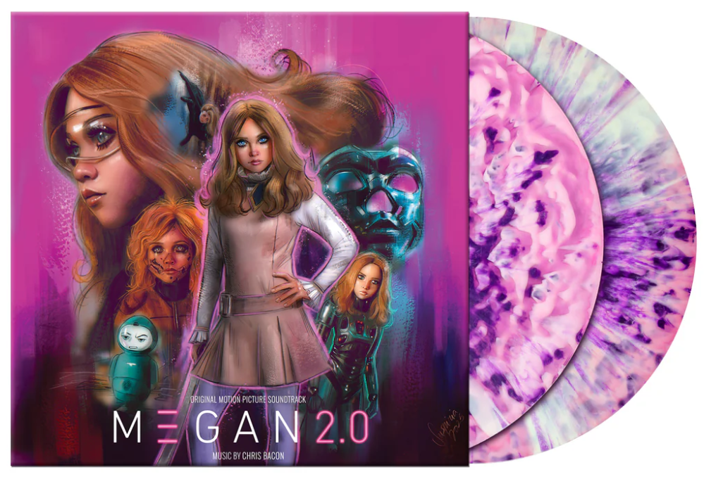 M3GAN 2.0 (Translucent Pink & White A-Side B-Side w/Purple Splatter) ()