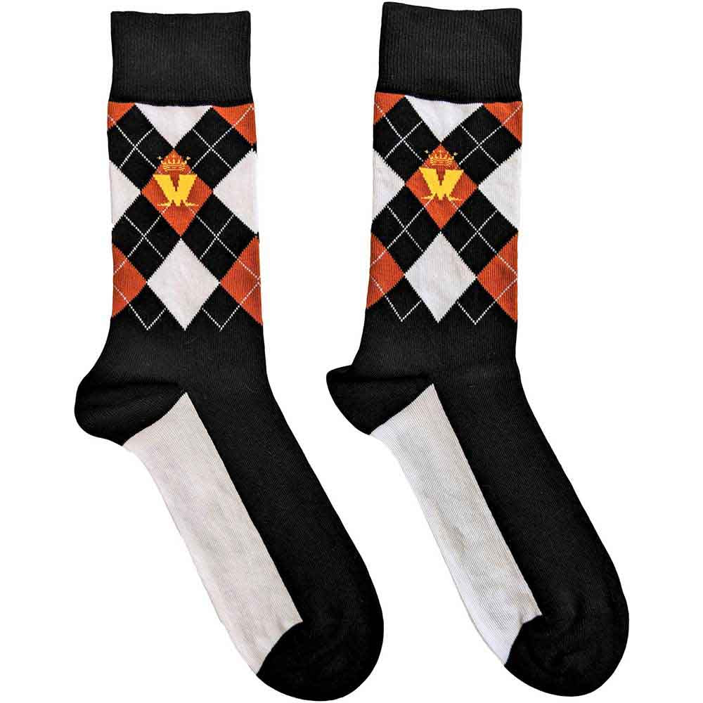 Crown & M Brown Diamond (Socks)
