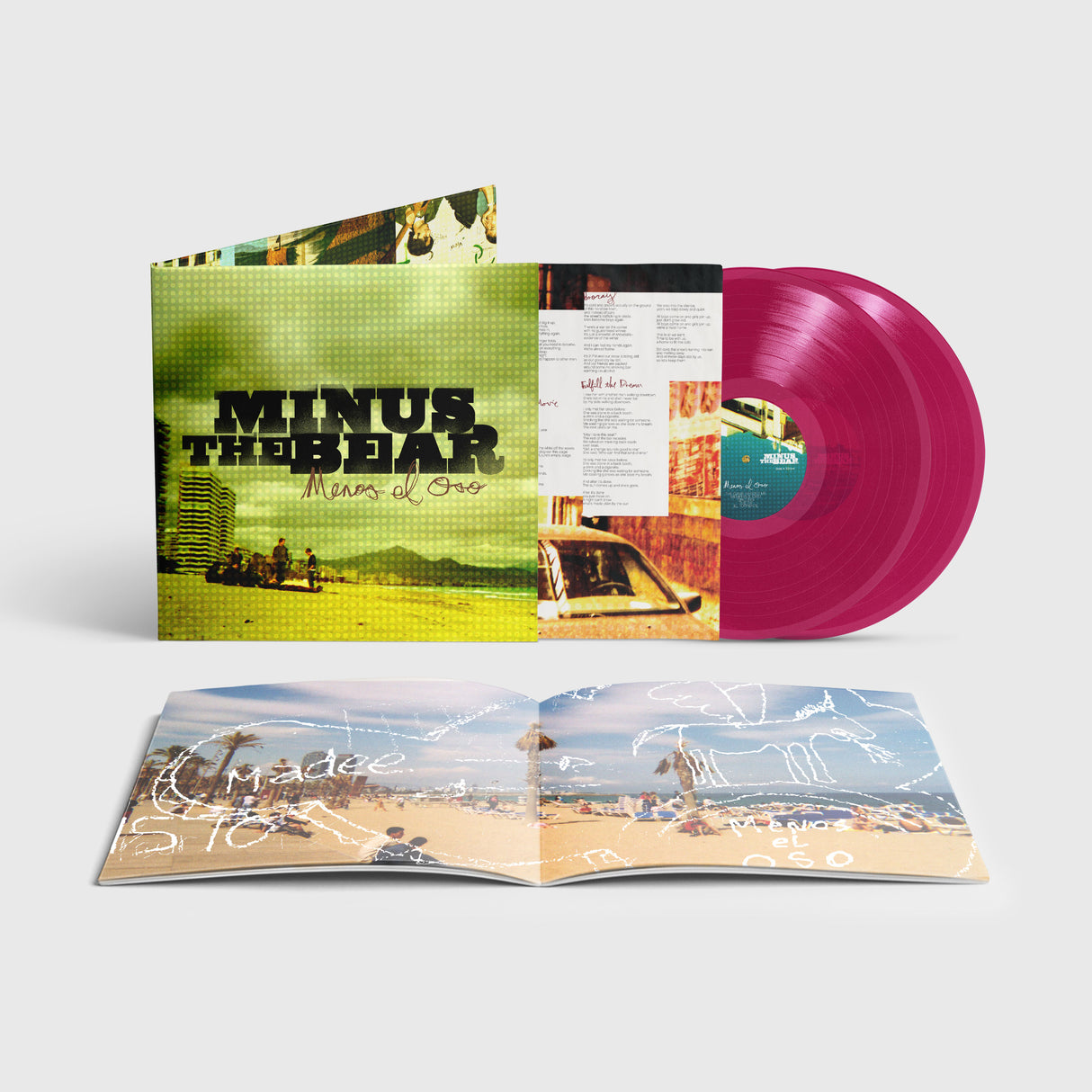 Menos el Oso (20th Anniversary Deluxe Edition) (2xLP - Translucent Magenta) (Vinyl)
