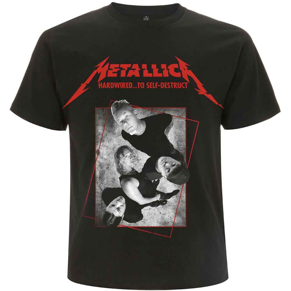 Camiseta de la banda Metallica Hardwired Concrete