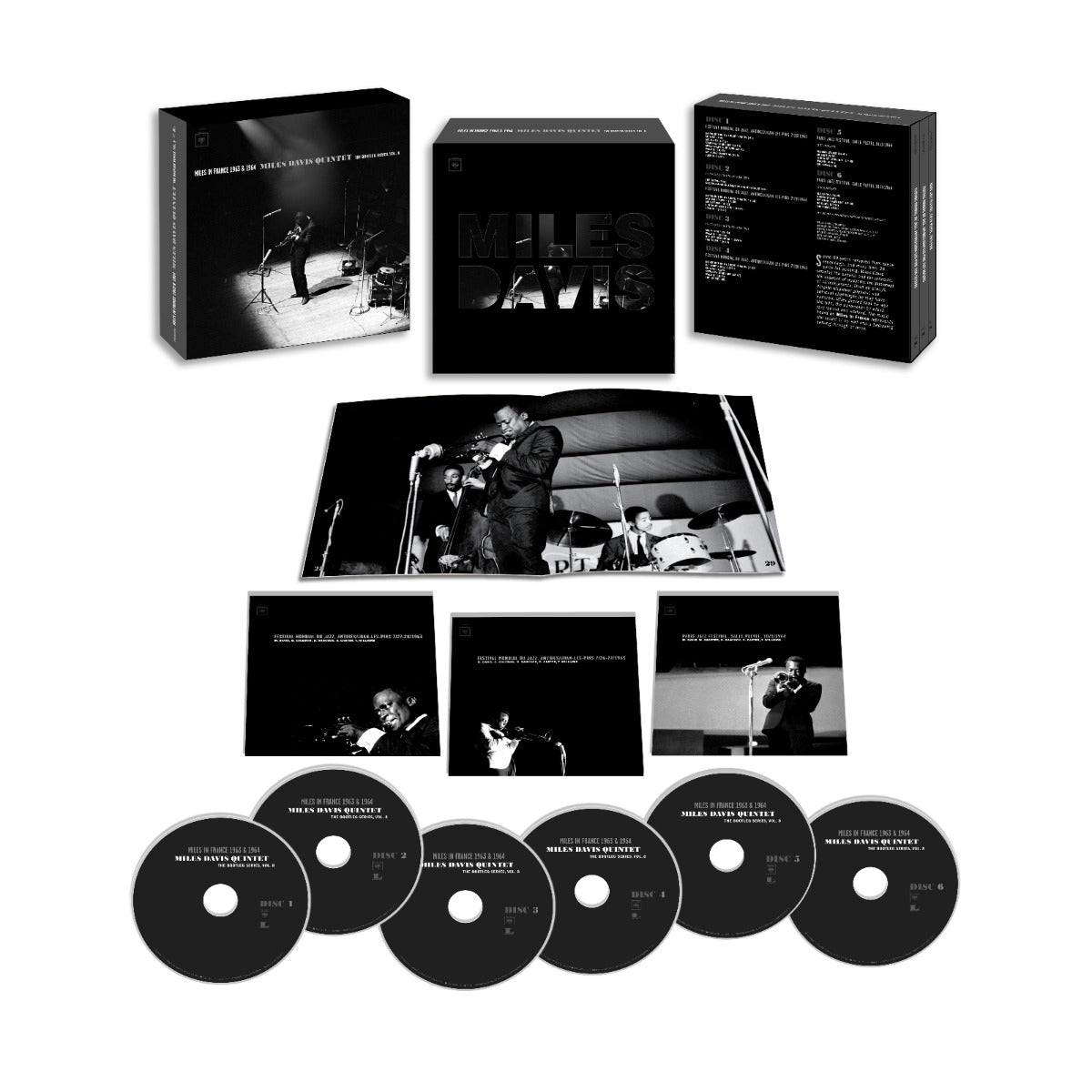 Miles In France 1963 & 1964 - Miles Davis Quintet: The Bootleg Series8 (Boxed Set, Deluxe Edition, Remastered, Remixed) (6 Cd) (CD)