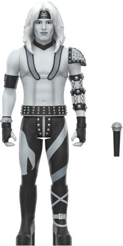 Super7 - Motley Crue - ReAction Figures Wv2 - Vince Neil (Shout At The Devil - Black & White) (Collectible, Action Figure) (Action Figure)