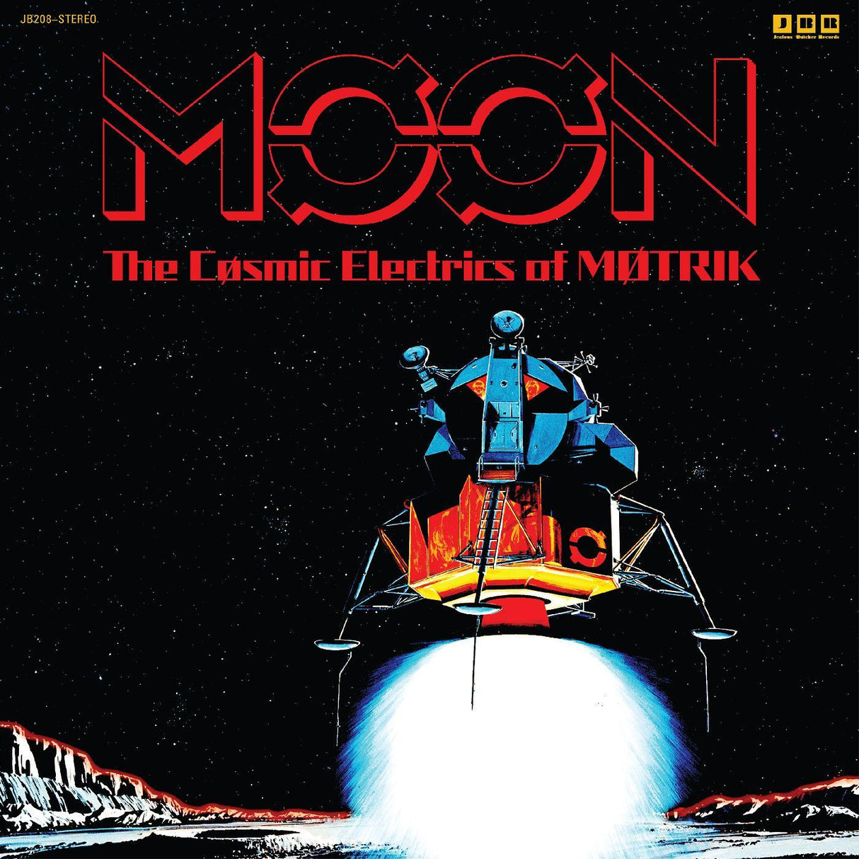 MOON: The Cosmic Electrics of MOTRIK (2LP, RED / BLUE VINYL) (Vinyl) - Apocalypse Vinyl