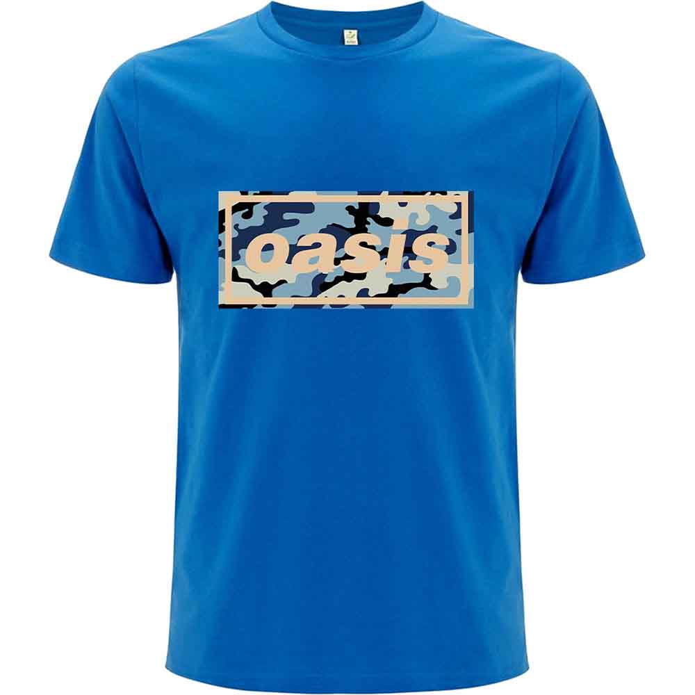 Camiseta con el logotipo de camuflaje de Oasis