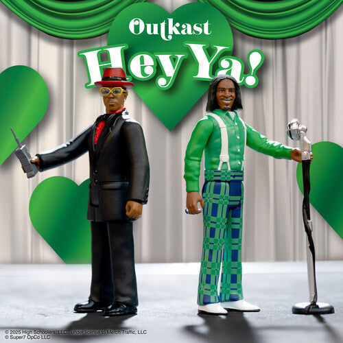 Super7 - OutKast - ReAction Figures Wv4 - Hey Ya! 2-Pack (Action Figure, Collectible) (Action Figure)