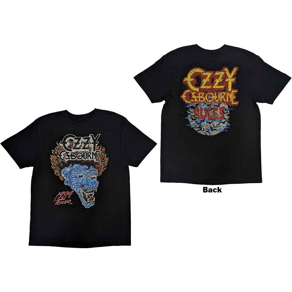 Camiseta de la gira Bark At The Moon de Ozzy Osbourne de 1984