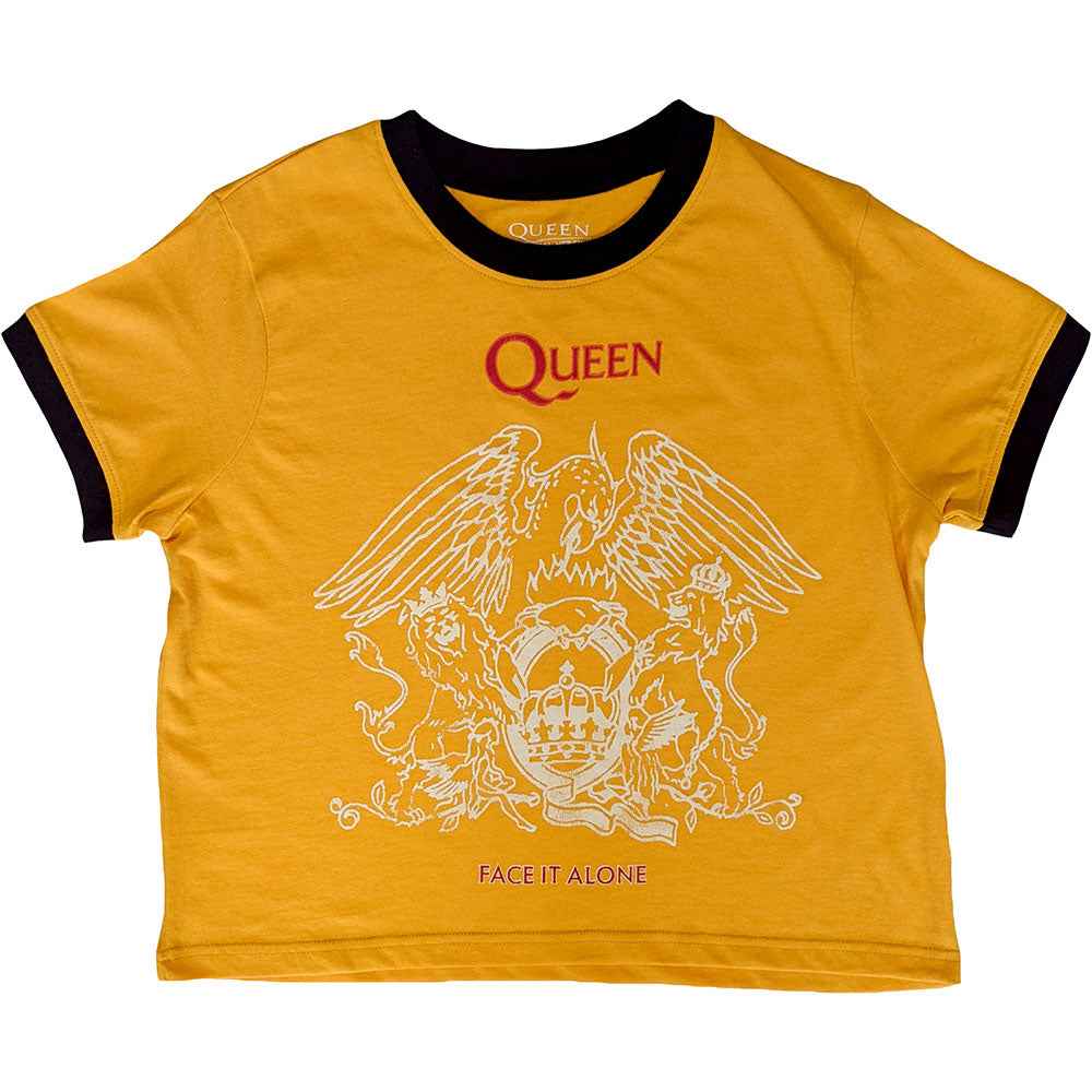 Queen Face It Alone Crest Short Sleeve Tee