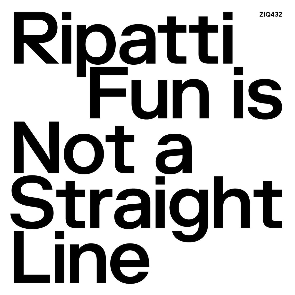 Fun Is Not A Straight Line (LTD CLEAR VINYL) (Vinyl) - Apocalypse Vinyl