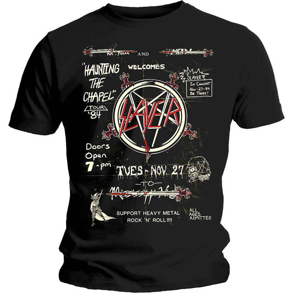 Camiseta del aviador Haunting 84 de SLAYER