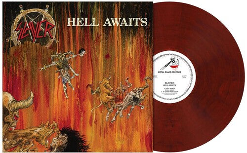 Hell Awaits (Red Velvet Marbled Colored Vinyl, Poster) (Vinyl)