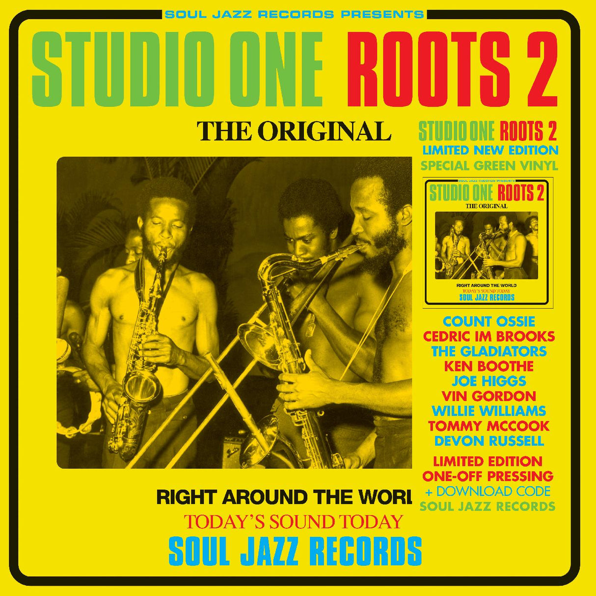 STUDIO ONE ROOTS 2 (TRANSPARENT GREEN VINYL) (Vinyl) - Apocalypse Vinyl