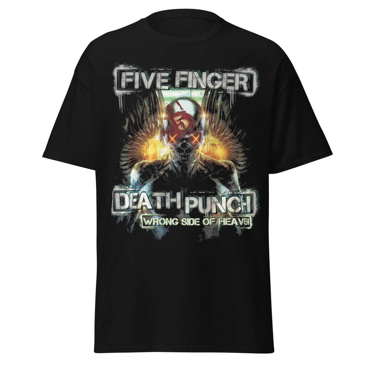 Five Finger Death Punch - Bot Heaven Jumbo Print T-Shirt ()