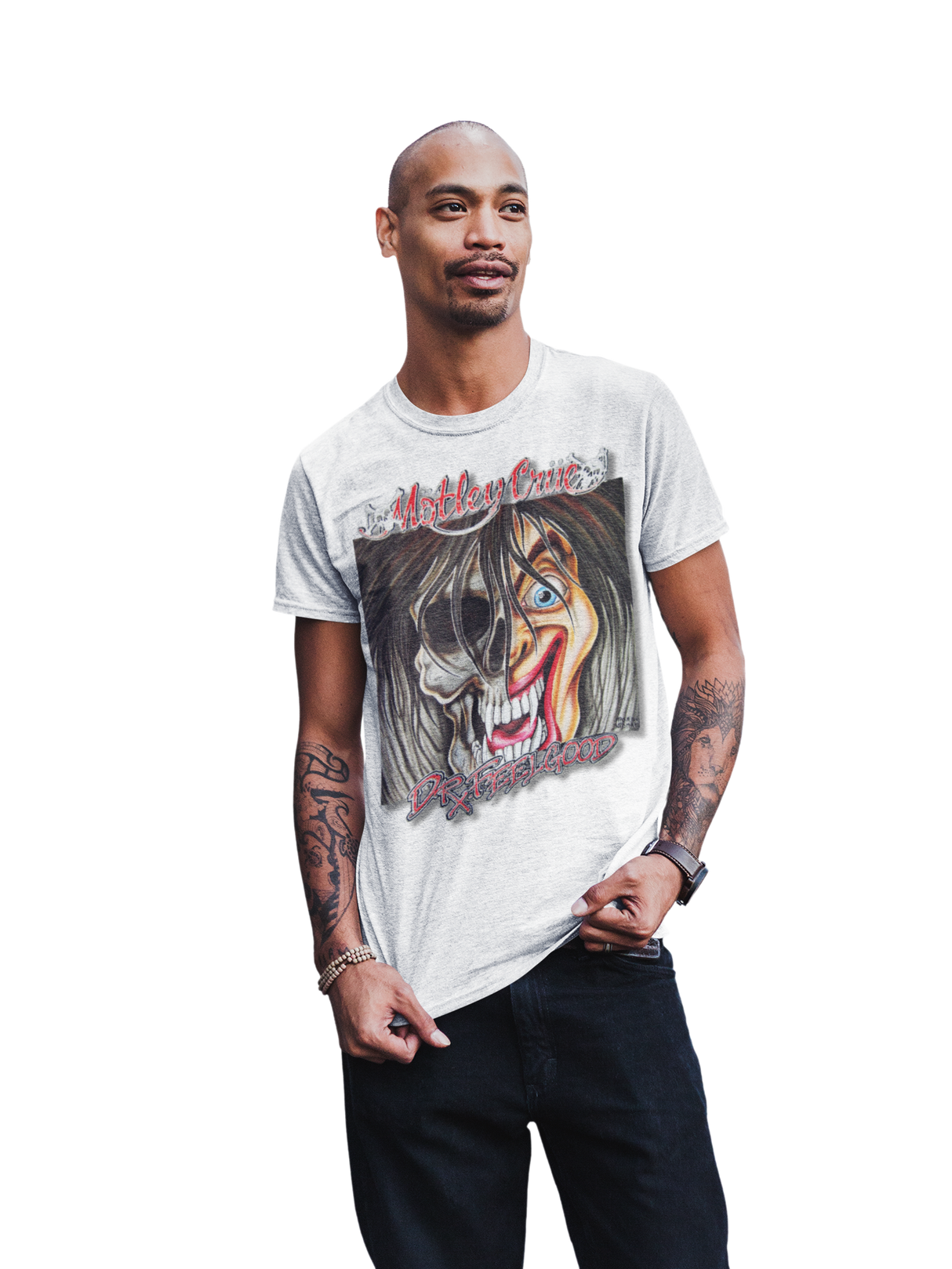 Motley Crue - Vintage Dr. Feelgood Jumbo Print T-Shirt ()