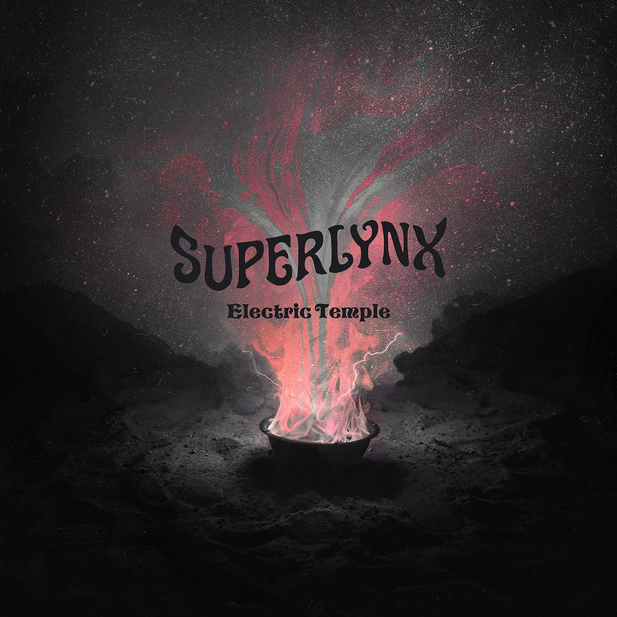 Electric Temple (BLACK WITH WHITE SPLATTER VINYL) (Vinyl) - Apocalypse Vinyl