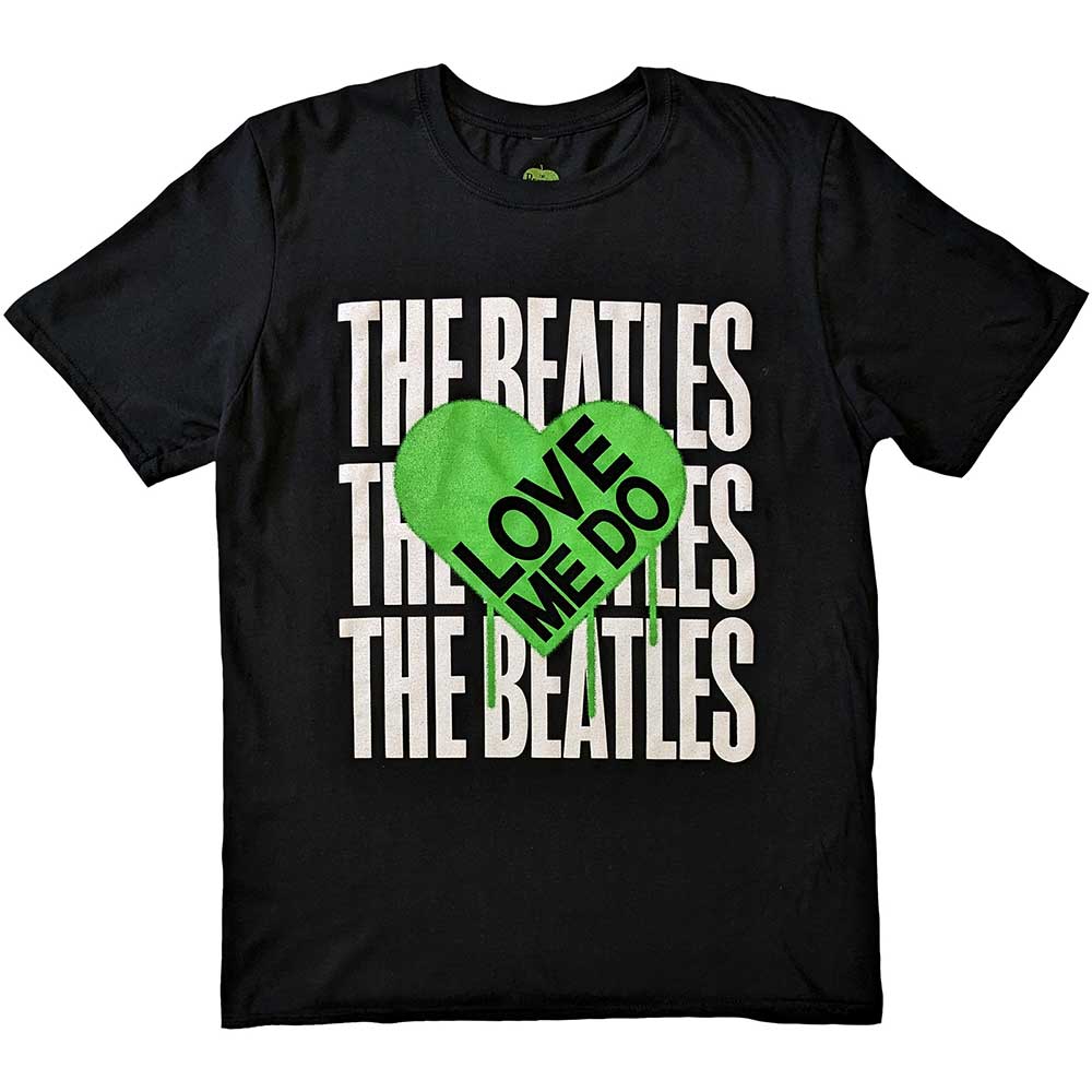 Camiseta con el corazón de graffiti de los Beatles Love Me Do