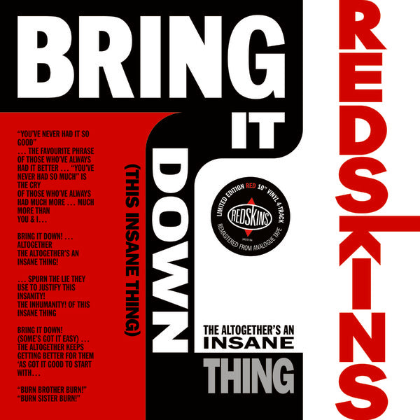Bring It Down (This Insane Thing) (Vinyl) - Apocalypse Vinyl