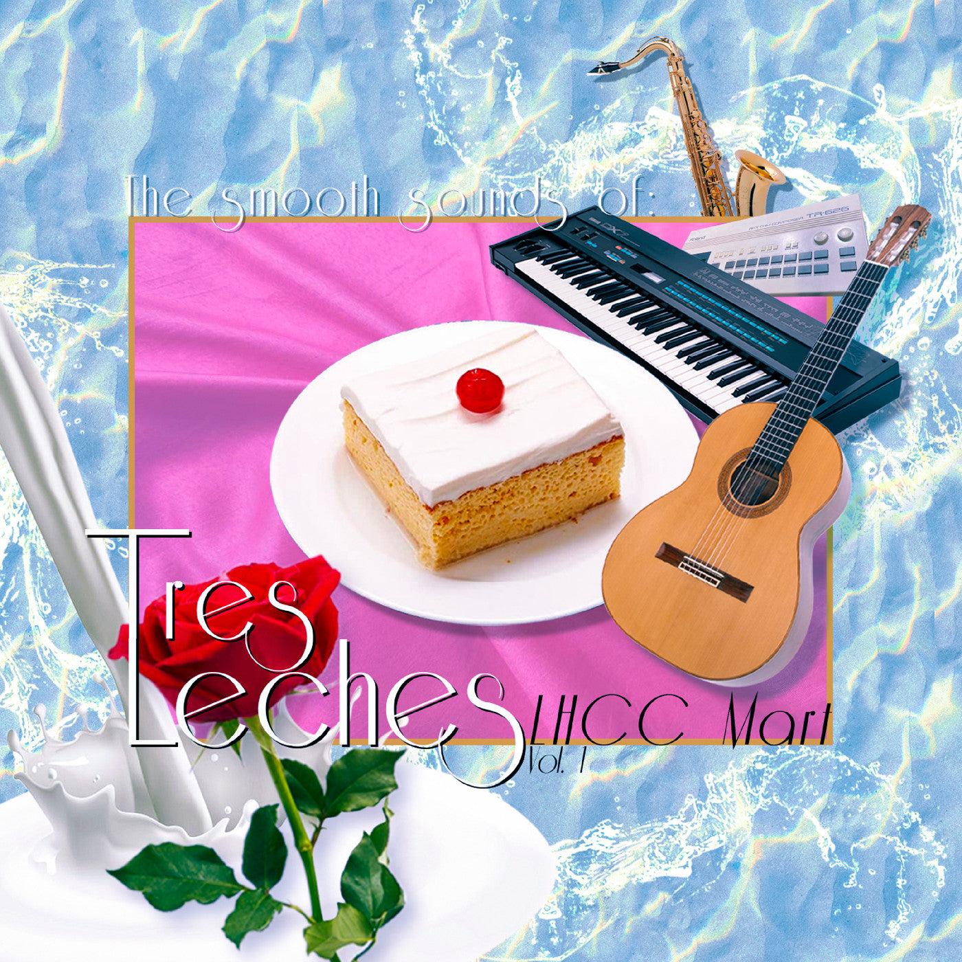 Lhcc Mart Vol. 1 ("Tres Leches Swirl" Cream / White Marble Vinyl) The Smooth Sounds Of Tres Leches (Vinyl)