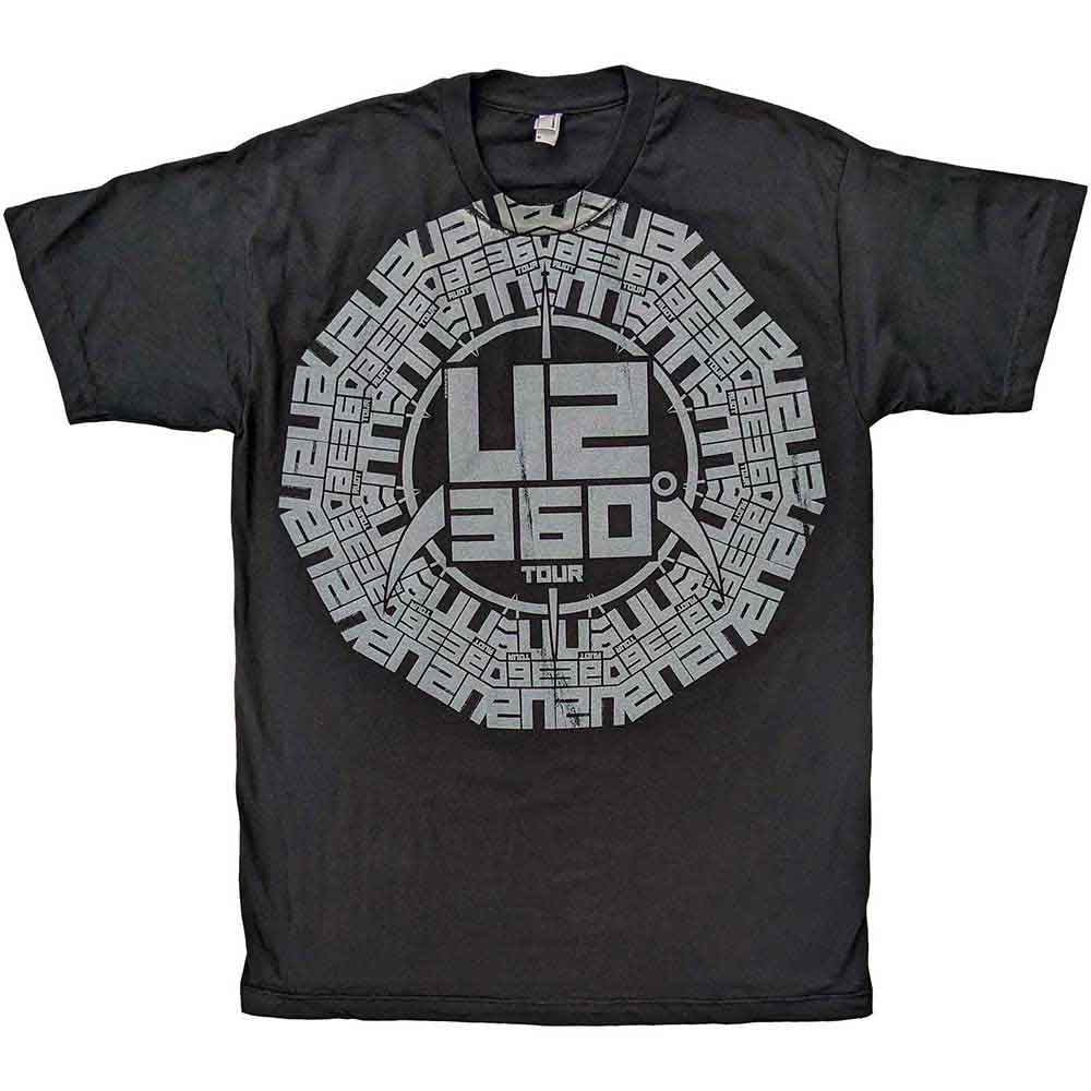 Camiseta con el logotipo de la gira de 360 grados de U2