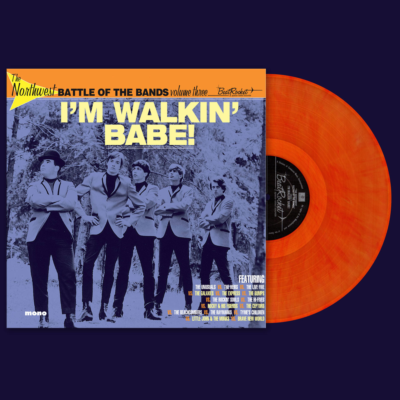 The Northwest Battle Of The Bands Vol. 3: I'm Walkin' Babe! (ORANGE VINYL) (Vinyl)