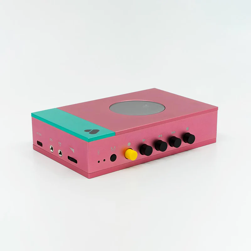 Portable BT Cassette Player Lecteur rose et vert • Edith (Cassette Player)