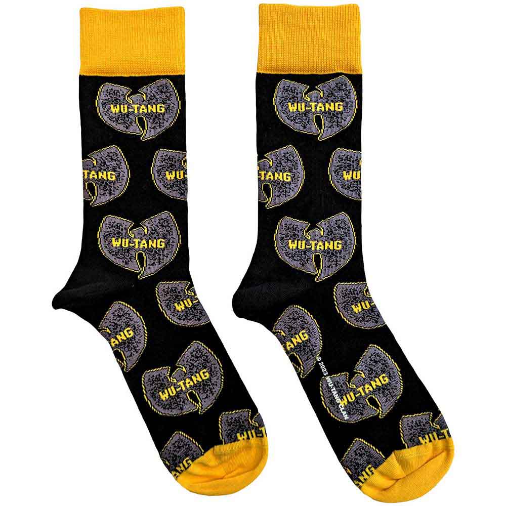 Calcetines con el logotipo gris del clan Wu-Tang