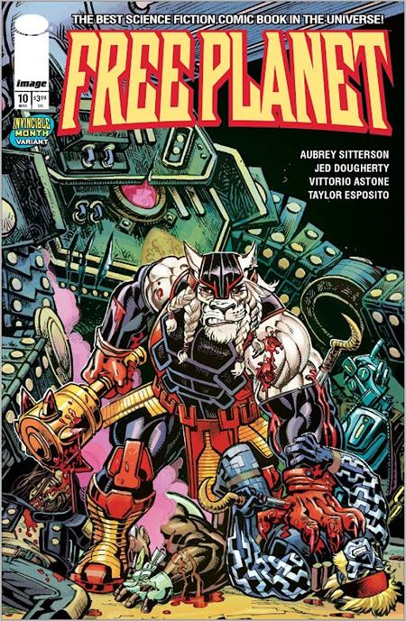 Free Planet #10 C Jed Dougherty Invincible Team-Up (03/11/2026) Image