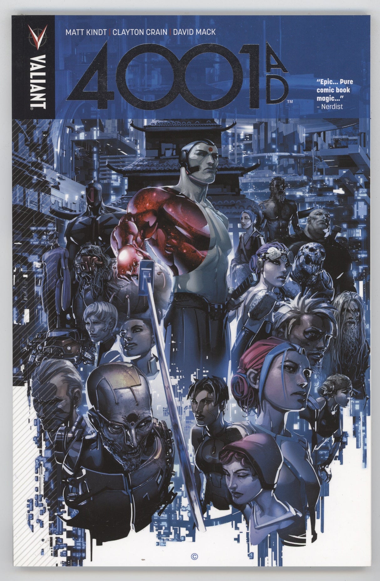 4001 AD TPB Valiant 2016 NM- Clayton Crain David Mack Matt Kindt