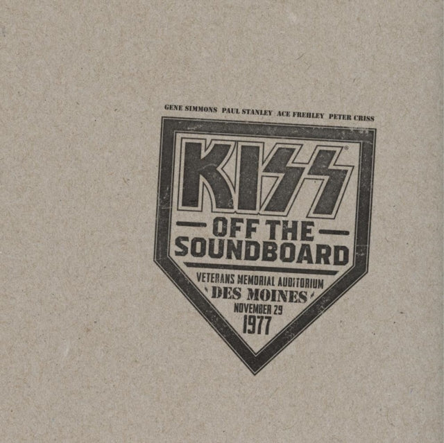 Kiss Off The Soundboard: Live In Des Moines