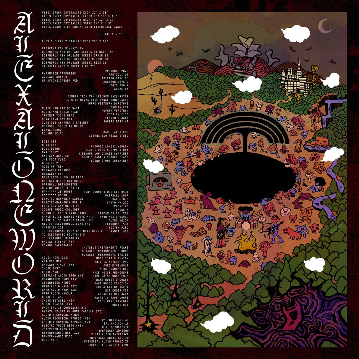 Alexaloneworld (Black/Burgundy LP Vinyl)