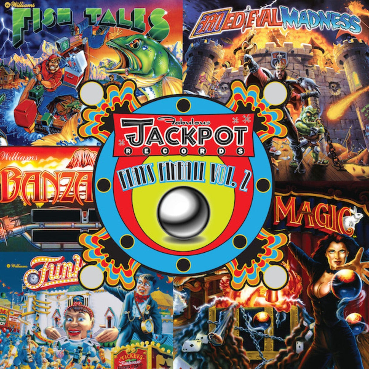 Jackpot Plays Pinball Vol. 2 (Blue LP Vinyl)
