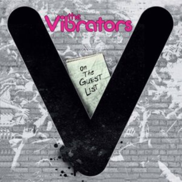 Vibrators - On The Guest List (Pink/Black Splatter LP Vinyl)