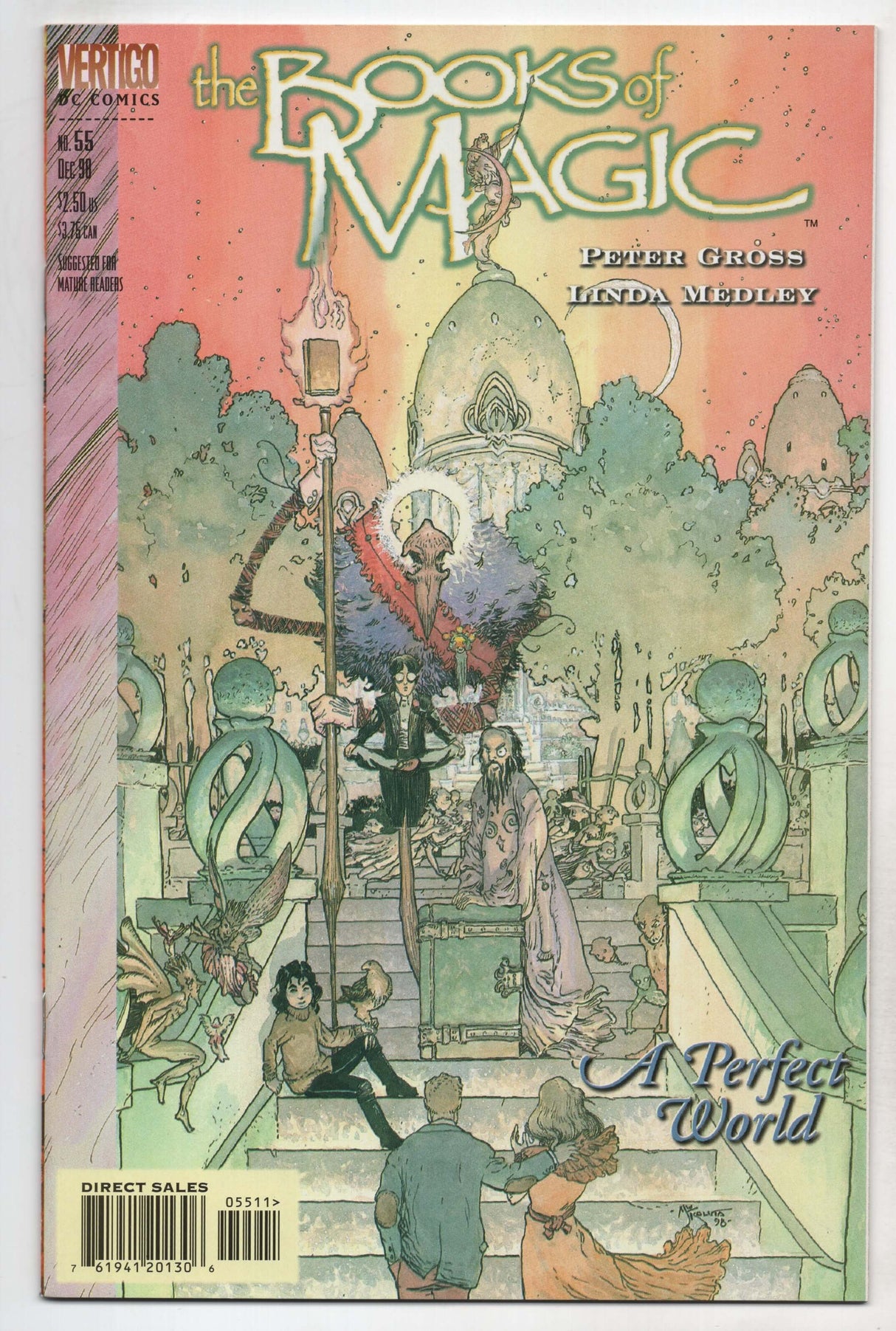 Books Of Magic 55 DC Vertigo 1998 NM Tim Hunter Mike Kulata