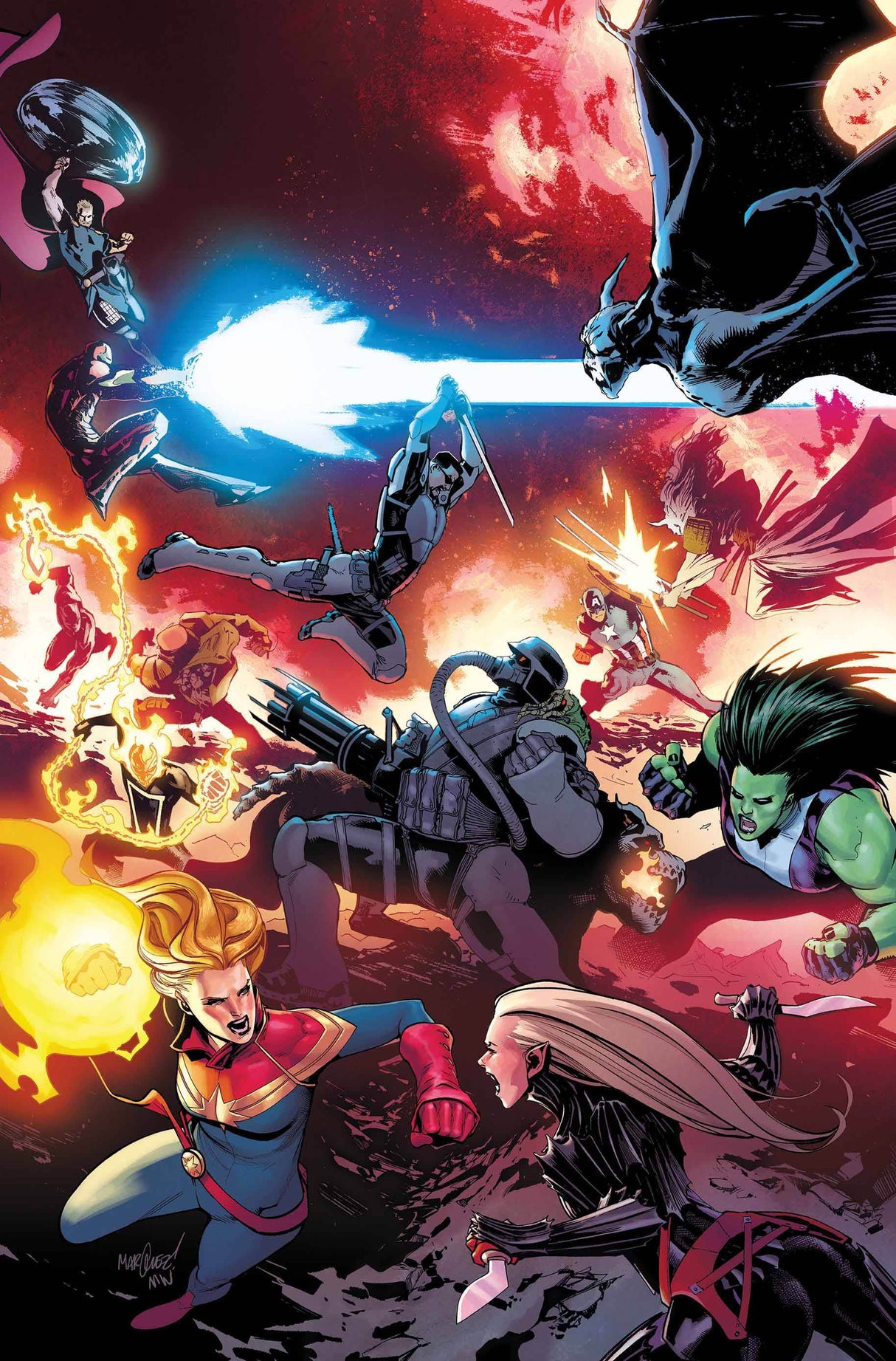 AVENGERS #17 David Marquez Jason Aaron (03/20/2019) MARVEL