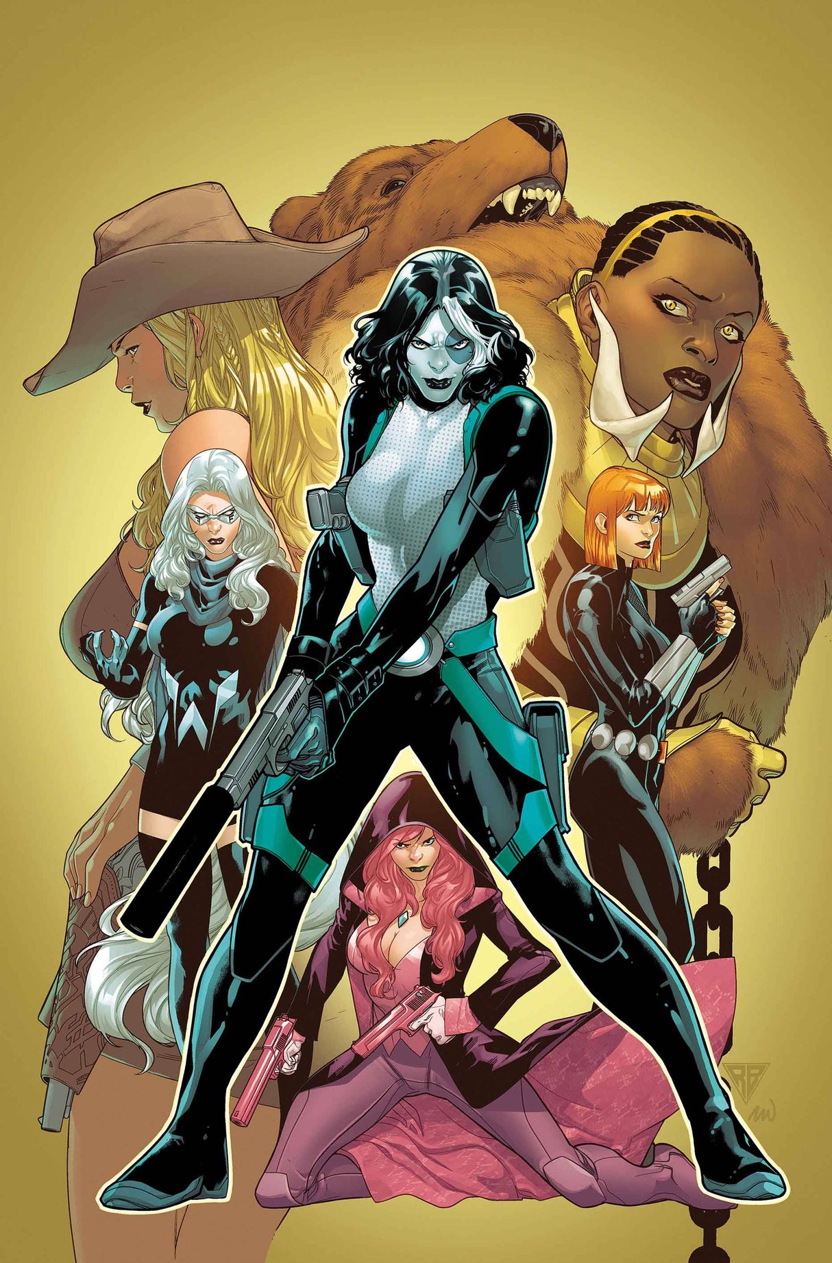 DOMINO HOTSHOTS #1 (OF 5) RB Silva Gail Simone (03/06/2019) MARVEL
