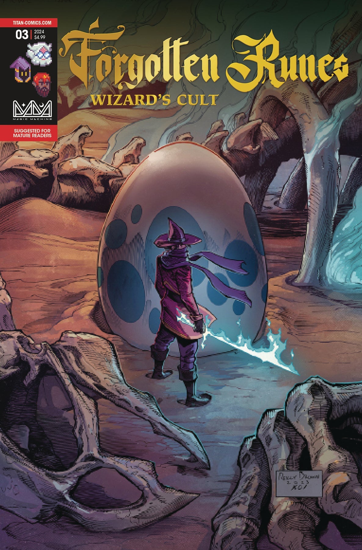 Forgotten Runes Wizards Cult #3 (Of 10) A Reilly Brown (03/27/2024) Titan
