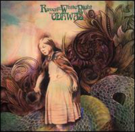 the album cover for Odawas - Raven & the White Night