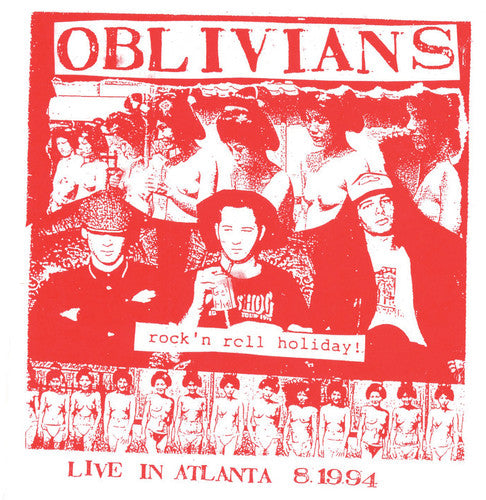 the album cover for Oblivians - Rock N' Roll Holiday: Live In Atlanta