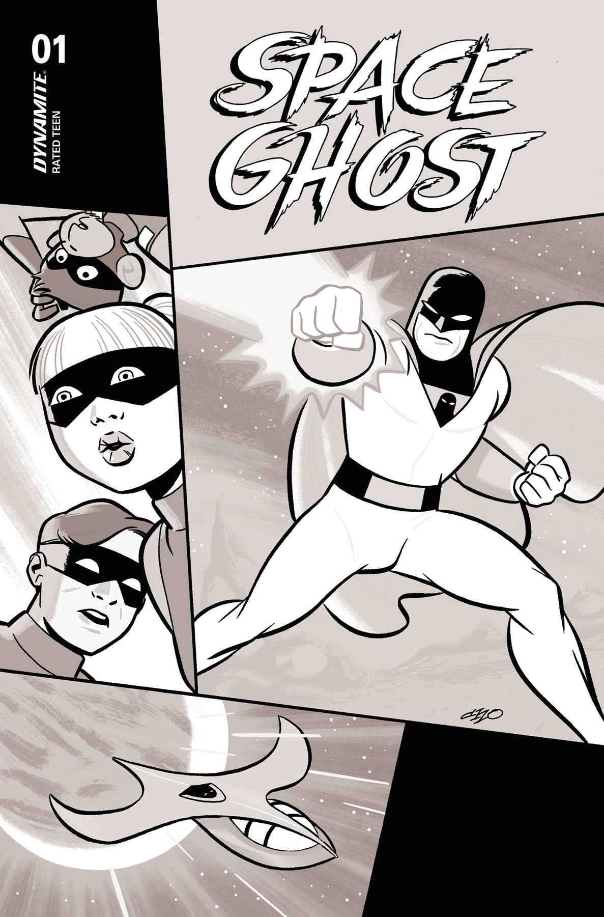 Space Ghost #1 N 1:20 Frank Cho Line Art Variant (05/01/2024) Dynamite