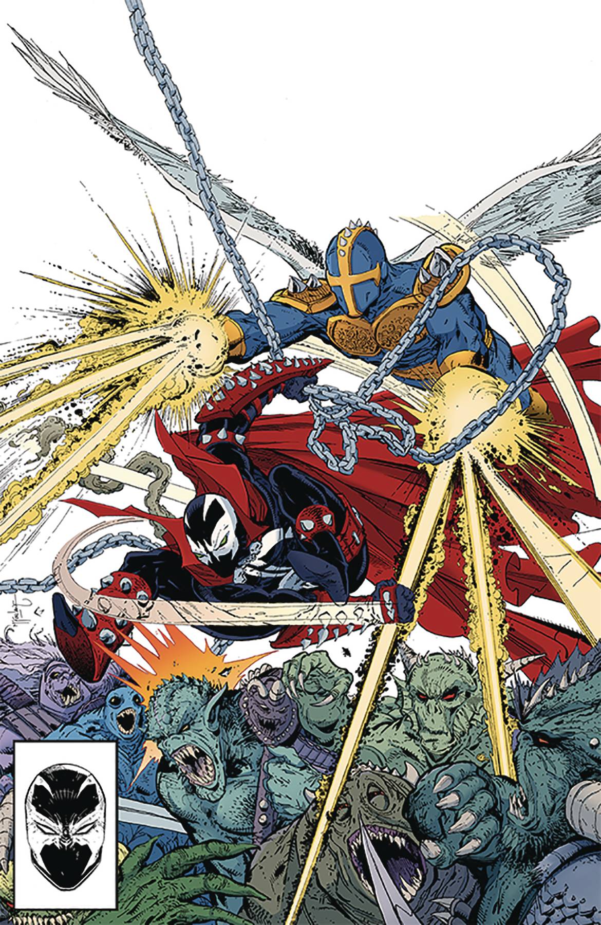 SPAWN #299 B Todd MCFARLANE VIRGIN Variant Amazing Spider-Man 299 Homage (07/31/2019) IMAGE