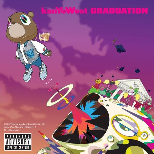 the album cover for Kanye West - Graduation